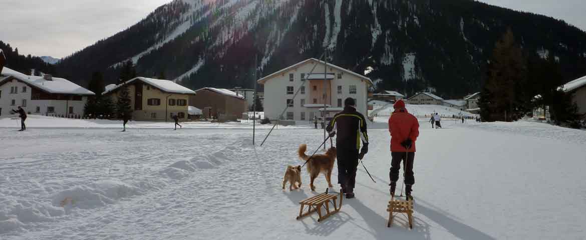 Spaziergang von Davos